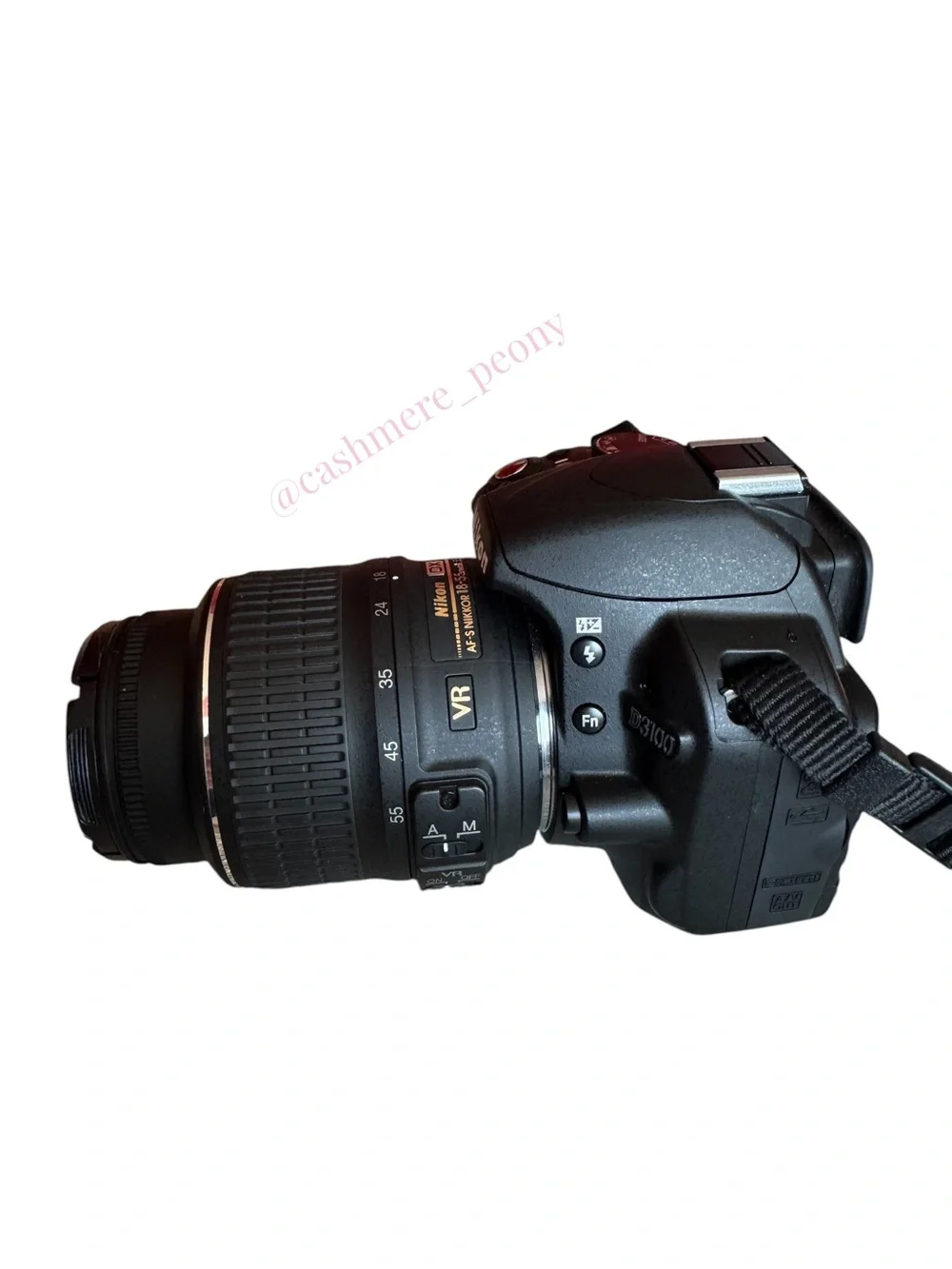 Nikon D3100 DSLR Camera Bundle AF Kit 18-55mm Lens Bag Manual Battery 32GBMemory